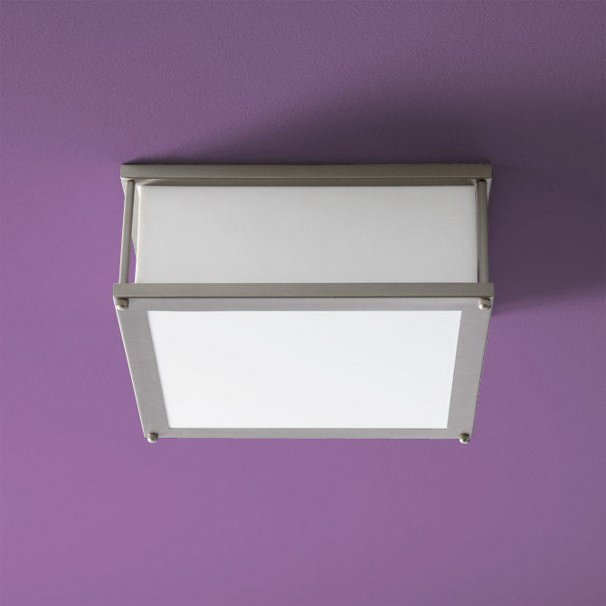 Modulo Acrylic Flush Mount, 4.75" H x 24" W x 24" D
