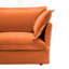 Fauteuil à housse avec 1 grand coussin de dossier et 2 grands coussins décoratifs, 1 siège profond et 1 canapé confortable