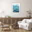 «Quiet Wave I» par Grace Popp, impression sur bois encadrée-112631273