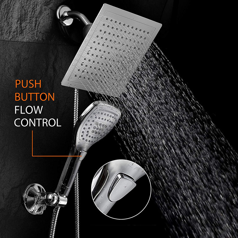 Massage/Jet Dual Shower Head 2.5 GPM GPM