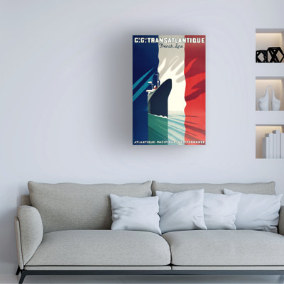 Art sur toile, bateau Marcus Jules France