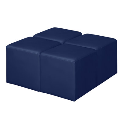 Regency Jean Square Stool Ottoman