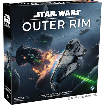 Fantasy Flight Games Outer Rim Board Game for Kids & Adults, Ages 14+