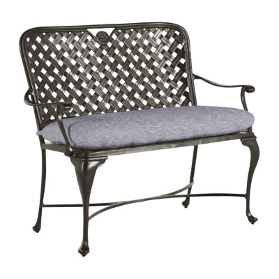 Provance Aluminum Bench - Slate Gray