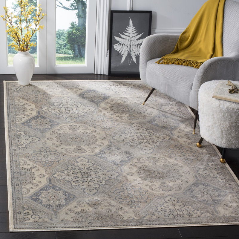 Tapis oriental performance rétro Pitcairn, Rectangle 5 pi 3 po x 7 pi 6 po