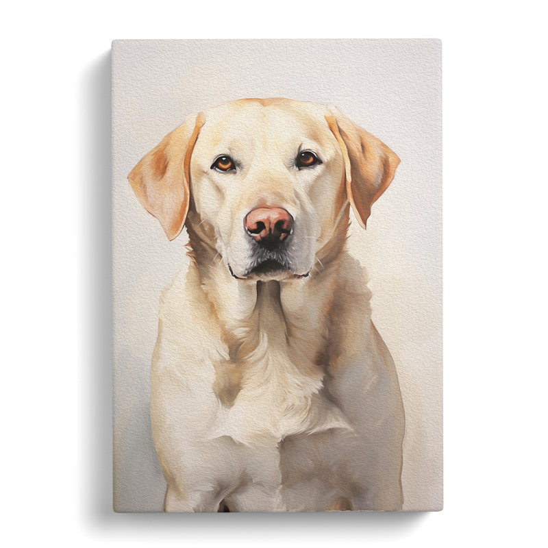 Labrador Retriever Gestural - Wrapped Canvas, 60cm H x 40cm W x 3cm D