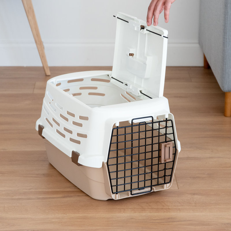 Sac de transport en plastique pour animaux 1 porte IRIS, H 12 po x l 9,75 po x P 19 po