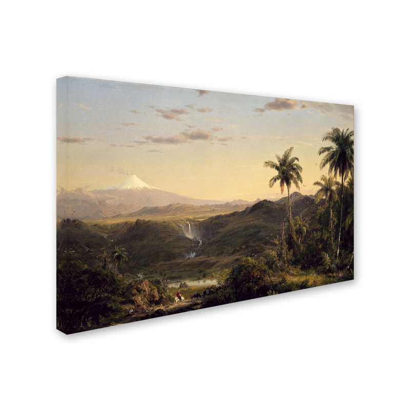 « cotopaxi équateur », reproduction sur toile tendue, 16 po x 24 po