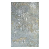 Handmade Silk and Wool Area Rug