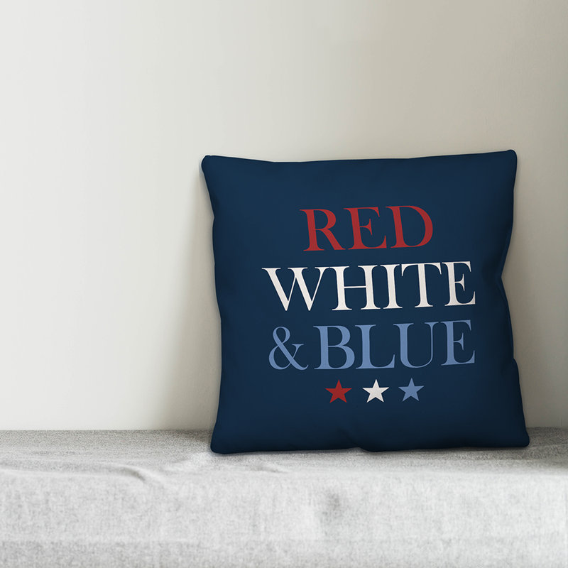  Housse de coussin Patriotic, 16 po x 1 po