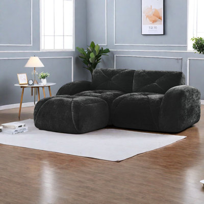 Canapés modulaires de qualité supérieure, confort en velours, conception ergonomique moderne, idéal pour les chambres à coucher