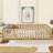 Twinkle Modern Floor Bed Set With Door, Rubber Wood And Safety Guardrails-115630467-115630471