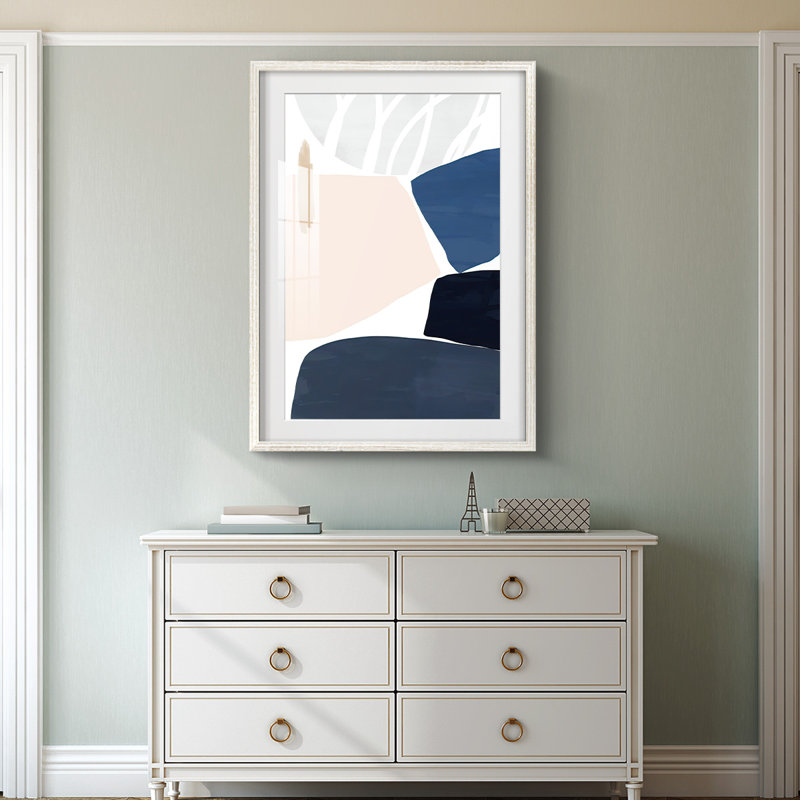 DenimAndSandIIPremiumGalleryWrappedCanvas-Framed Print, 25.5" H x 17.5" W, White
