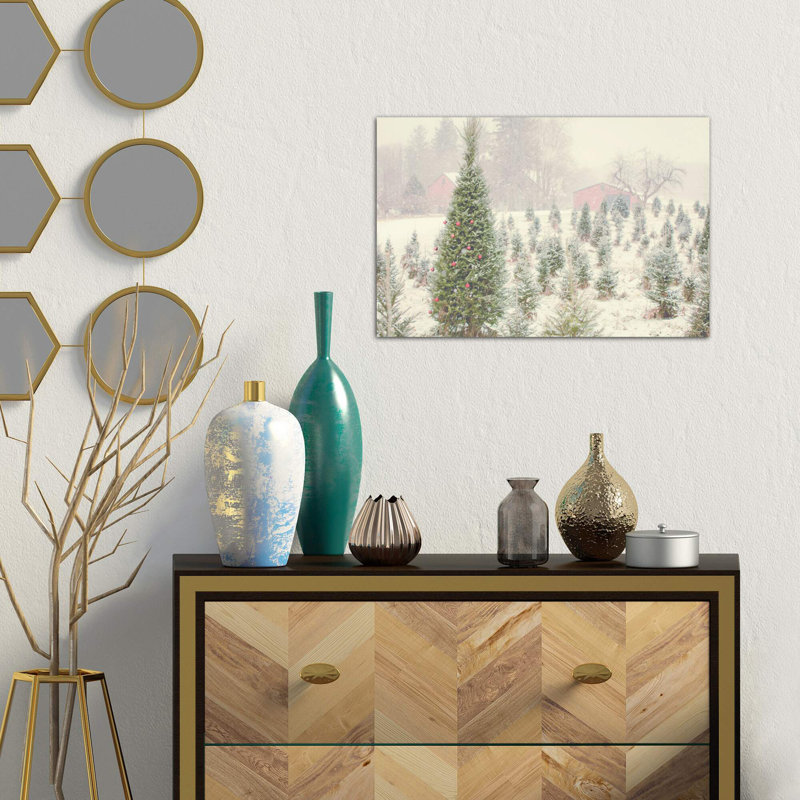 Holiday Cabin by Kelly Poynter - Wrapped Canvas Print, 101.6 cm H x 66.04 cm W x 1.91 cm D