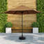  Base de parasol autoportante demi-lune en plastique pour patio