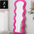 Flannel Full Length Rose Wave Floor Mirror, Soft Touch, Frame, For Living And Bed - Wrapped Comfortable , Home Decor Anniversaries