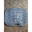 Tapis de récurage pour pieds de douche en silicone 17,3 po x 13 po avec ventouses, masseur mains libres pour baignoire et douche