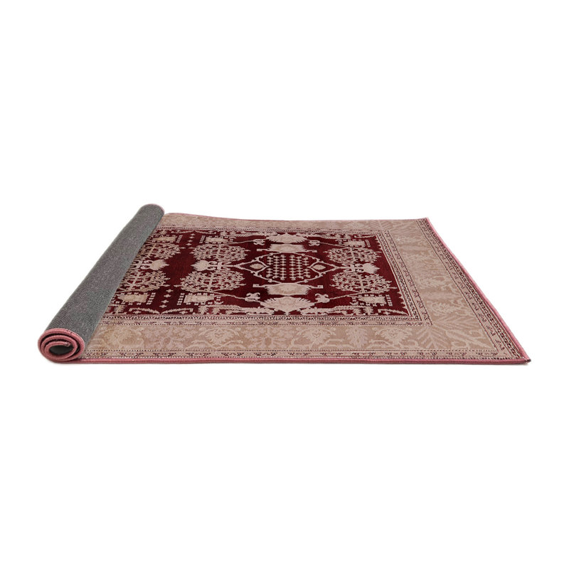 Tapis oriental rouge Stig, Rond 7 pi