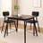 Upholstered Counter Stool with Metal Frame