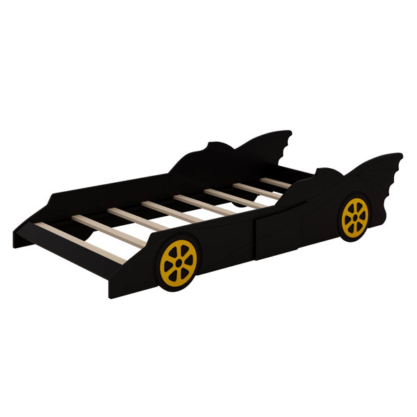 Zoomie Kids Adner Twin Size Race Car-Shaped Platform Bed | Wayfair