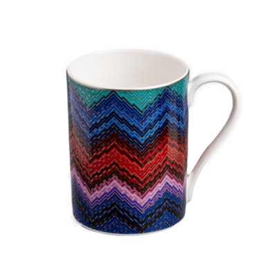 Missoni Mug Cup Starlight In Luxury Box - Diam. 3", H 3.9", Cap. 12.5 Oz