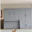 Grand lit mural avec placard, gris-121070236