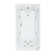 60"L x 36"W Elite Series Drop in Combination Acrylic Bathtub with Reversible Drain in White