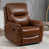 Simili cuir brun foncé est en rupture de stock