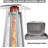 Gardensun Pyramid Patio Heater Mesh Burner Screen
