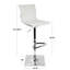 Stoke Gifford Swivel Upholstered Adjustable Height Counter Stool with Metal Frame-25968701