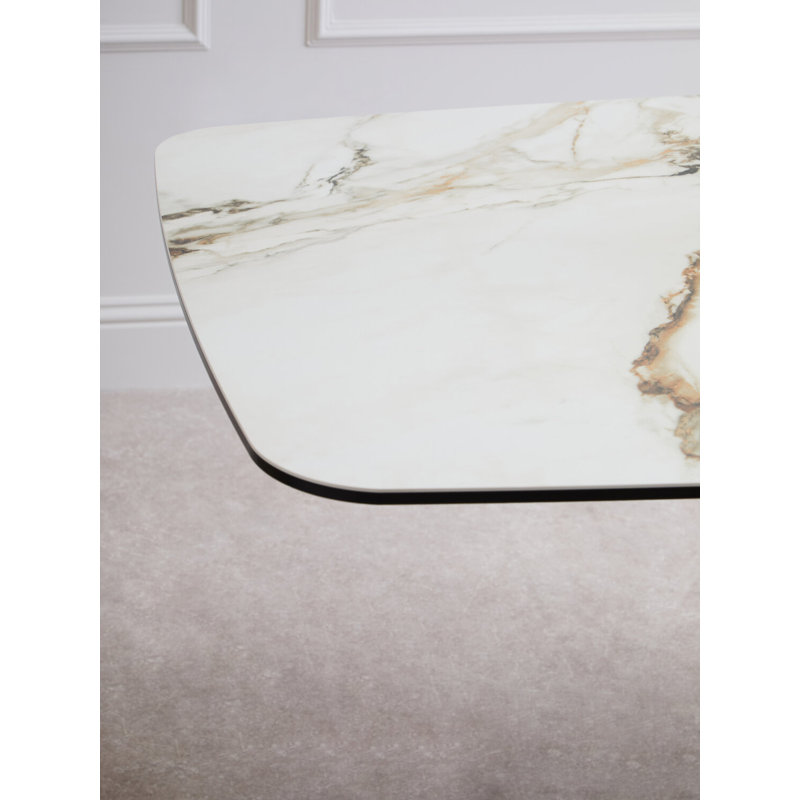 Metal Base Dining Table