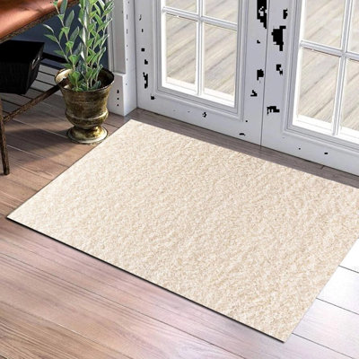 Solid Colour Shag Area Rug