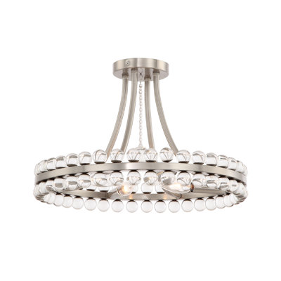 Clover 4-Light Semi Flush Mount