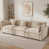Chenille café clair