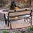 Powder Coated Steel Outdoor Glider