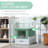 Foldable Cat Litter Yard - , Spacious, Hooded Box Portable, Odor-Minimizing