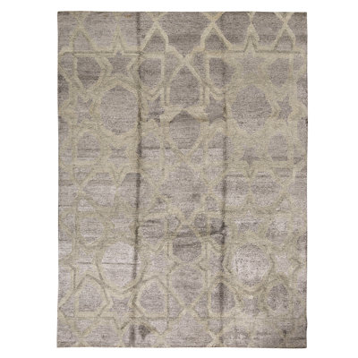 Hand Knotted Viscose Indoor Rug