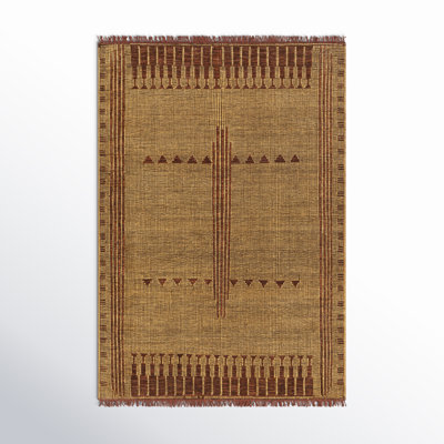 Alfi Hand-Woven Oriental Jute Rug