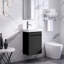 Mini ensemble de meuble-lavabo mural simple 16 po pour petits espaces-1568307719
