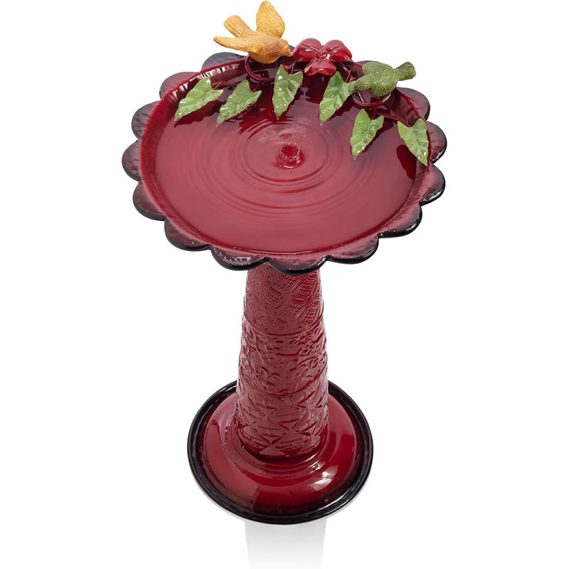 Denissa Metal Birdbath