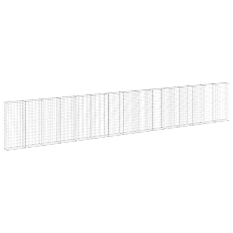 Vivas 150cm H x 900cm W Silver Mesh Fence Panels