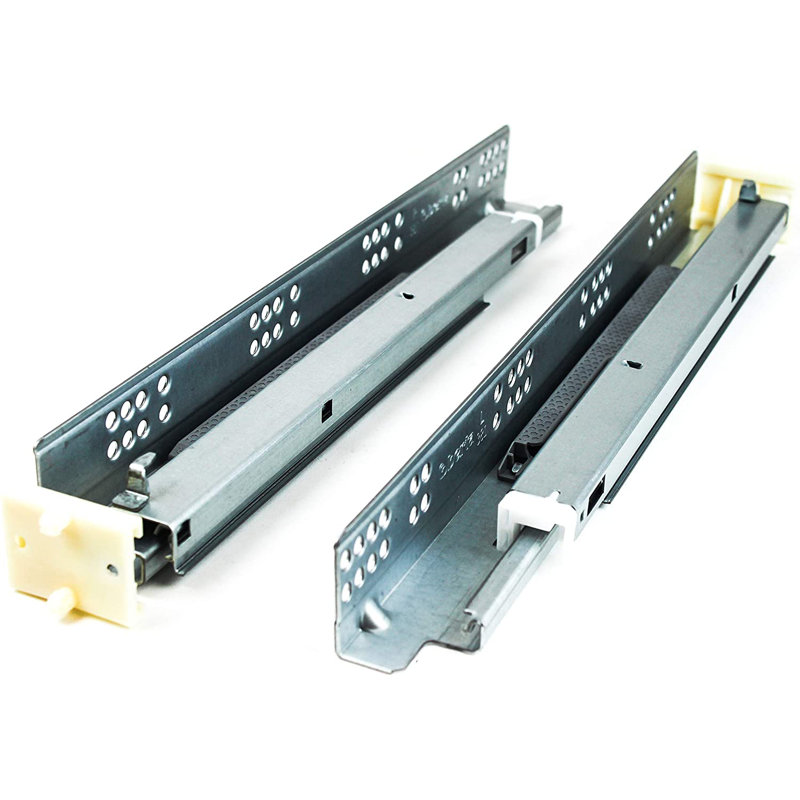  21" Full Extension Soft Close Under Mount Drawer Slide (2 pairs), 21" W x 5" D