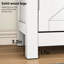 Unité de rangement de cuisine décontractée - et panneau de particules avec 1 tiroir et armoire de style tablette réglable 2 portes pour la salle à manger