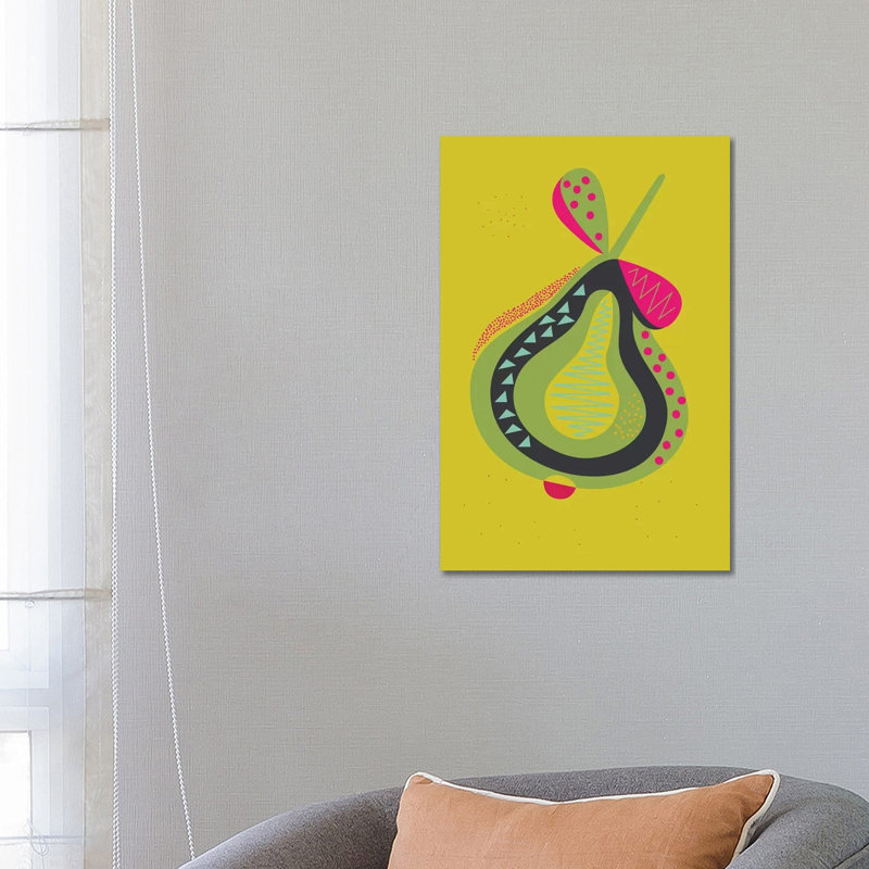 Pear II by Flatowl - Wrapped Canvas Print, 66.04 cm H x 45.72 cm W x 3.175 cm D
