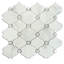Carreau de mosaïque en marbre et mosaïque arabes en marbre 12 po x 12 po Lawrence