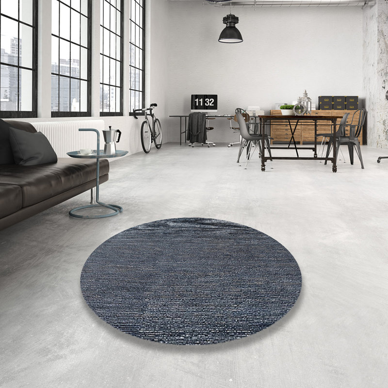 Tapis gris, Rond 6 pi