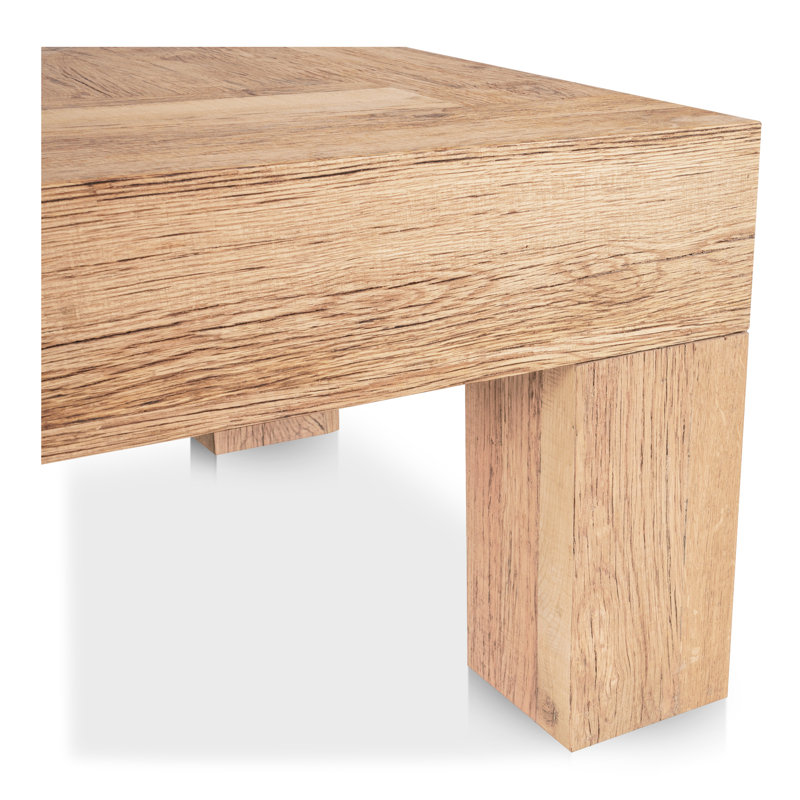 Table basse Adams chêne rectangulaire vieilli