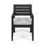 Ensemble 5 pièces de mobilier d'extérieur en fonte d'aluminium avec coussins-947957264