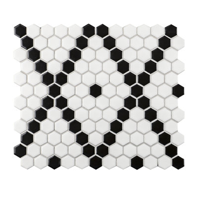 Perfection 1" x 1" Porcelain Mosaic Wall and Floor Tile