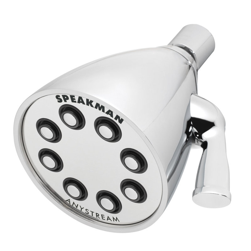 Tête de douche multifonction Icon Anystream, Chrome poli